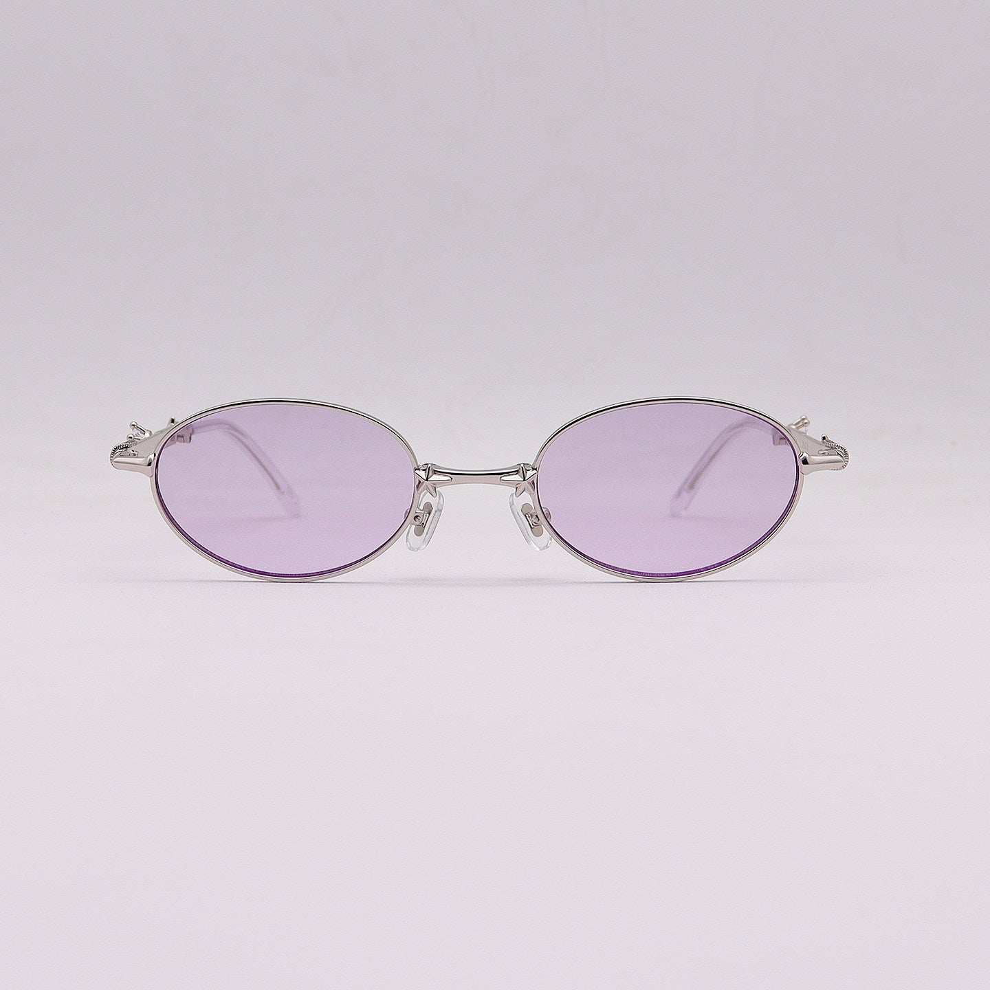 Prescription Women’s Eyeglasses | Foldable Silver Full Rim Oval Frame