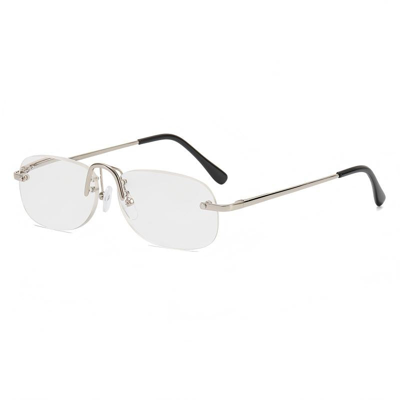 Prescription Reading Glasses, Fashion Rimless Ultra-Light Frame