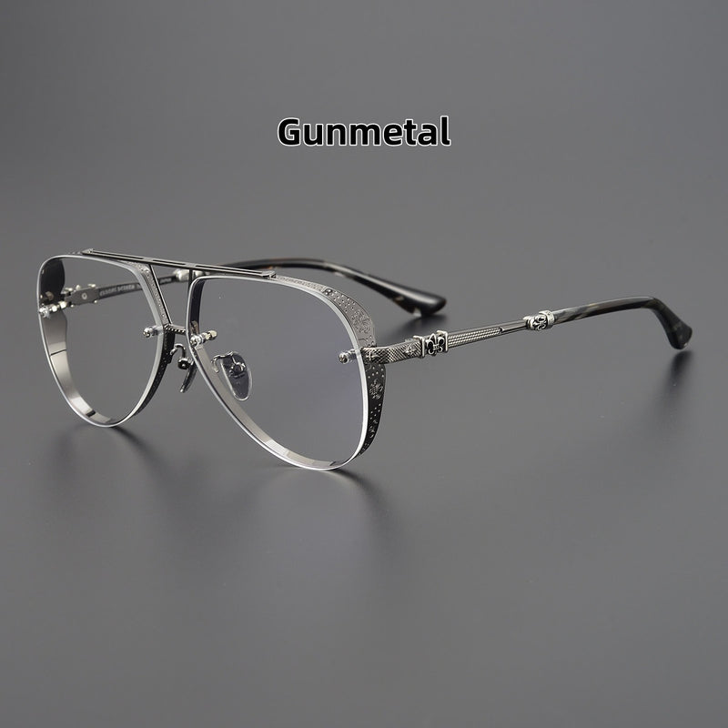 Prescription Glasses | Vintage Double-Bridge Business Frame