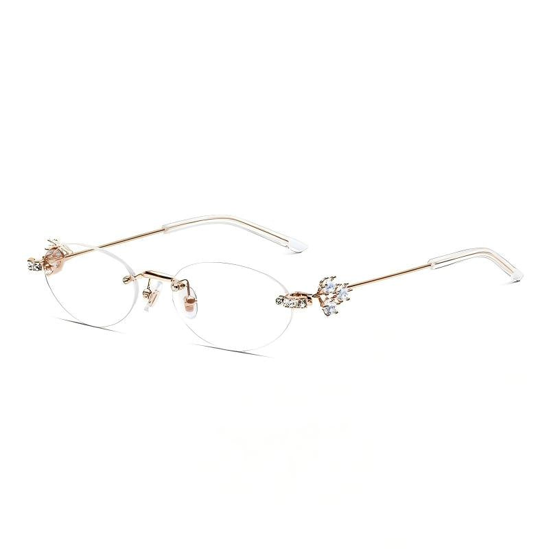 Women Luxury Rimless Glasses | Titanium Eyewear