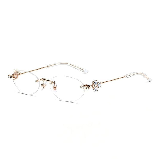 Women Luxury Rimless Glasses | Titanium Eyewear