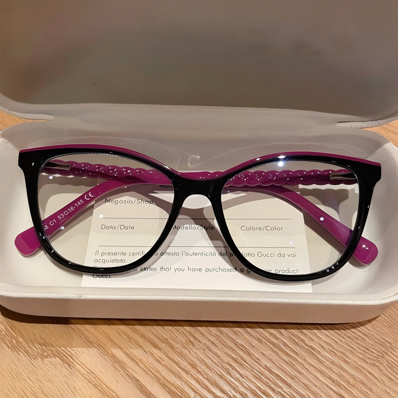 Prescription Reading Glasses, Fashion Cat-Eye Frame