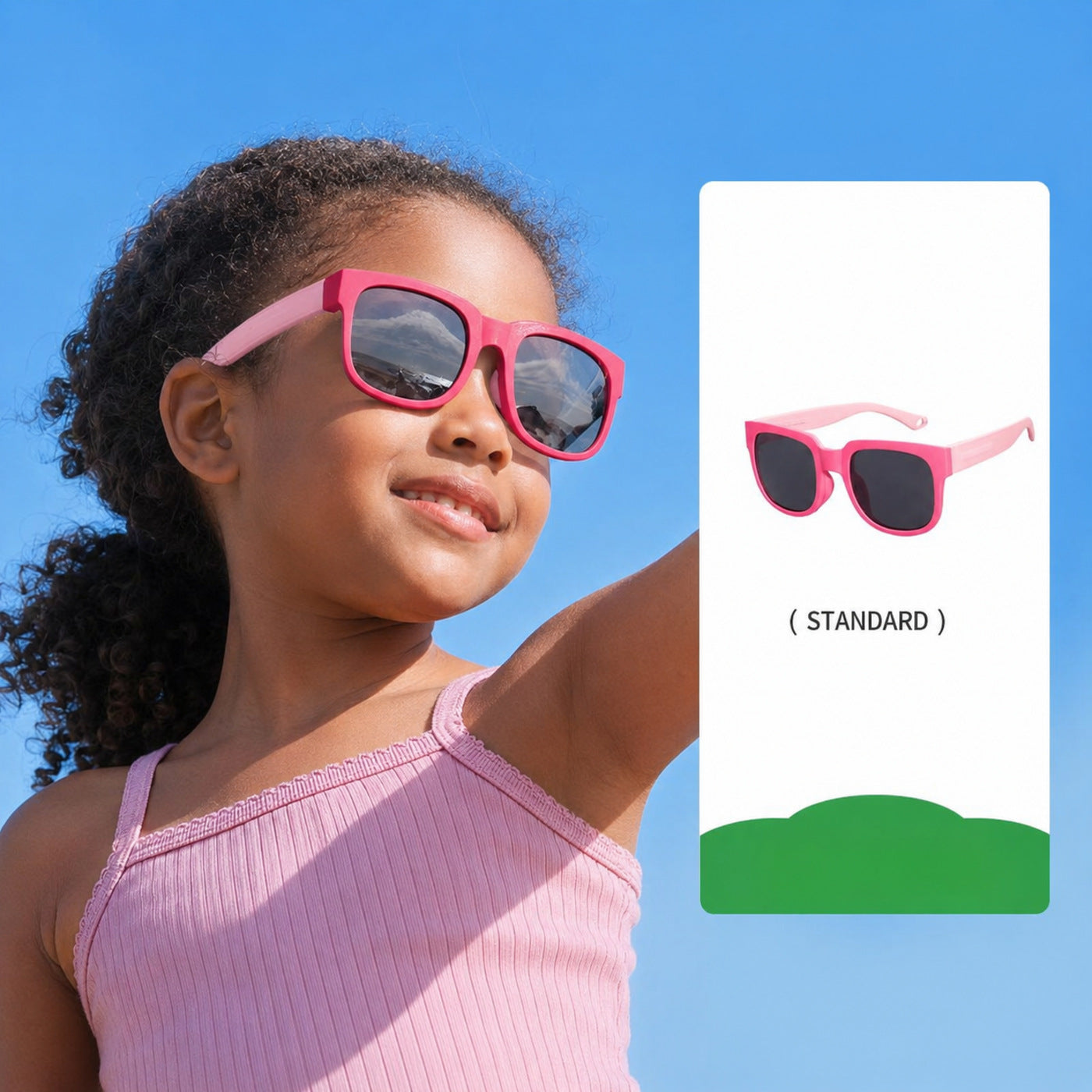 Kids Sunglasses, Polarized UV400 Sun Protection Outdoor Shades
