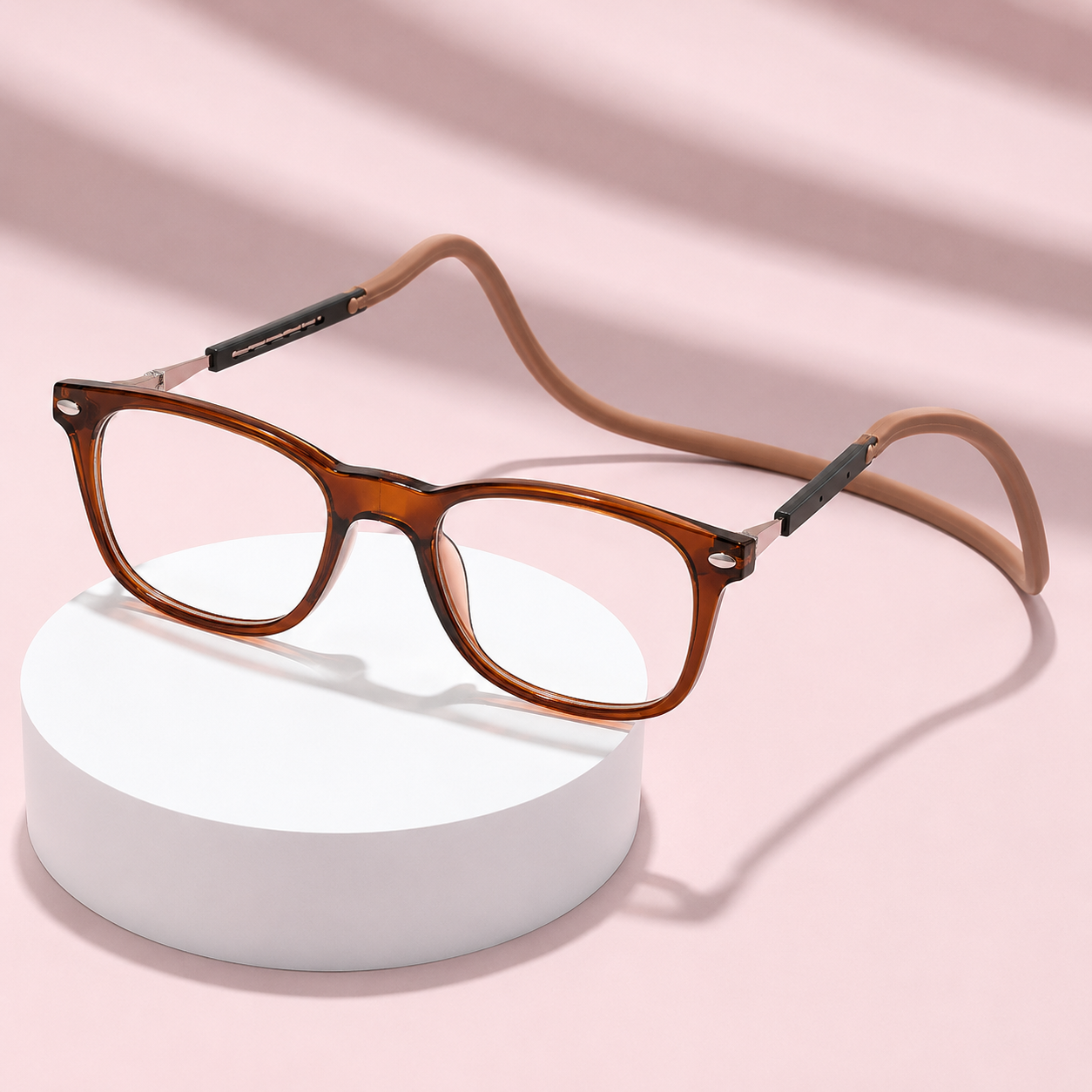 Prescription Reading Glasses, Magnetic Neck-Wear Frame