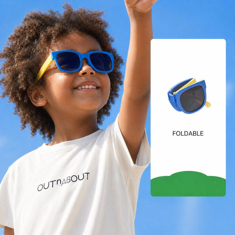 Kids Sunglasses, Polarized UV400 Sun Protection Outdoor Shades