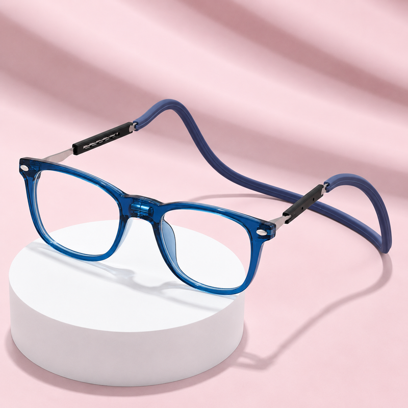 Prescription Reading Glasses, Magnetic Neck-Wear Frame