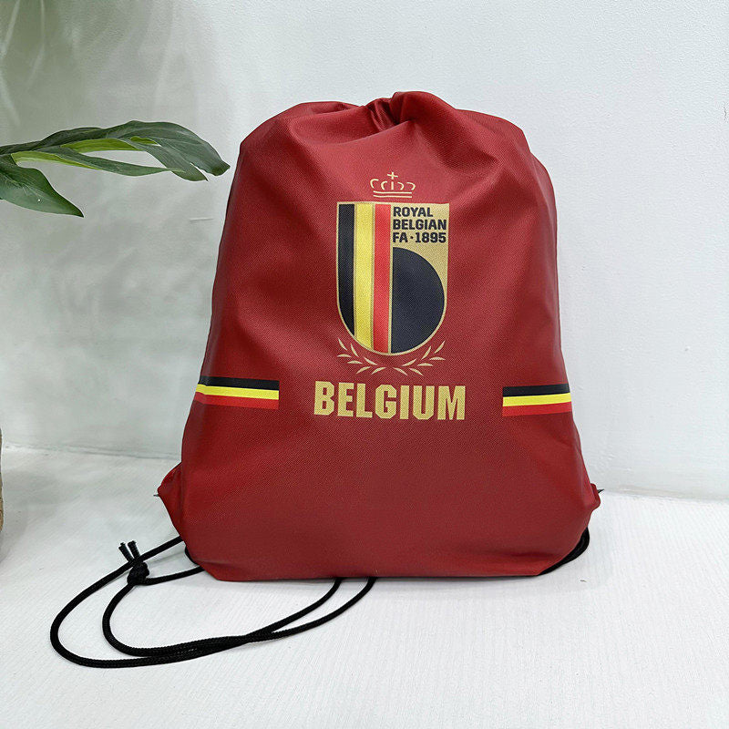 2026 World Cup Team Drawstring Backpack Fan Gym Cinch Bag