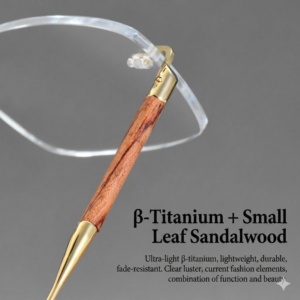 Prescription Men’s Eyeglasses | Lightweight Rimless Photochromic Glasses
