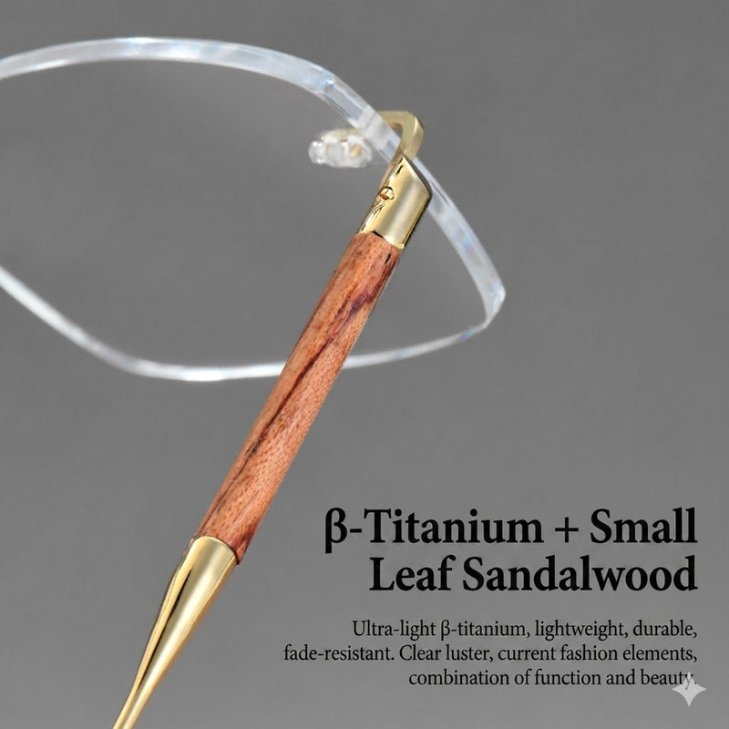 Prescription Men’s Eyeglasses | Lightweight Rimless Photochromic Glasses